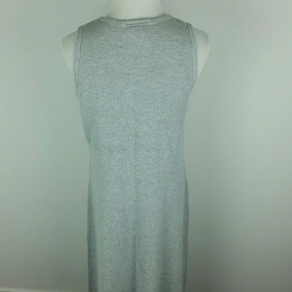 REAL COMFORT l Gray Thermal Tank Maxi Dress B1 - Picture 6 of 6